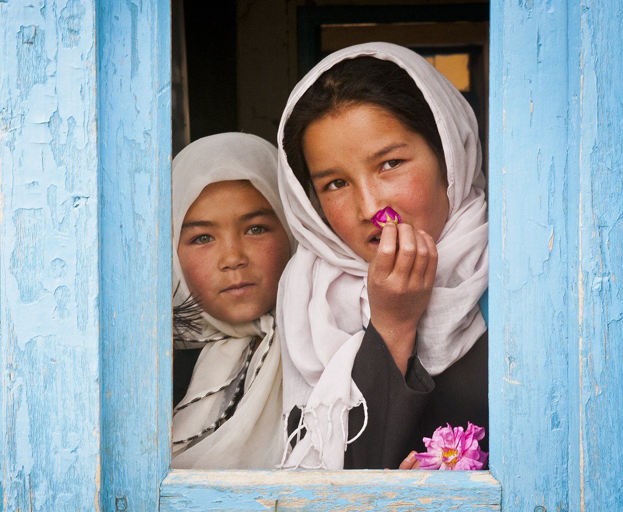 Хазарейские школьницы в Афганистане, Бамиан, 2012 год