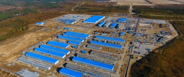 ”Газпром” строит крупнейший газоперерабатывающий завод