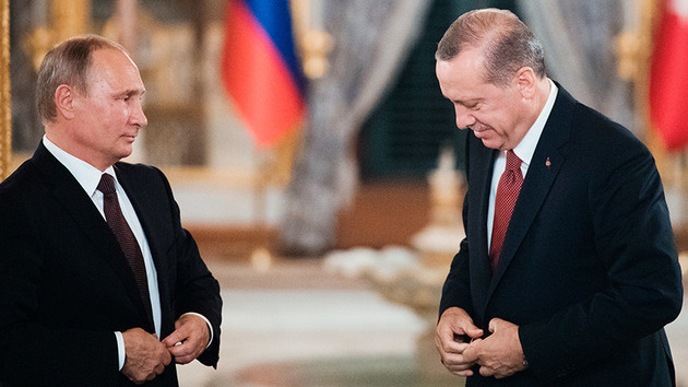 Путин принял Эрдогана в Сочи