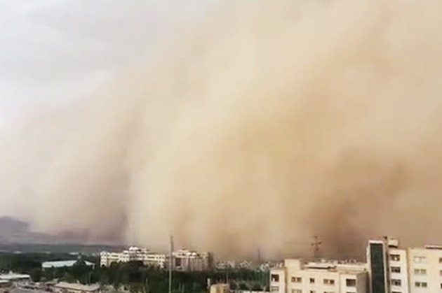 На Исфахан обрушилась песчаная буря