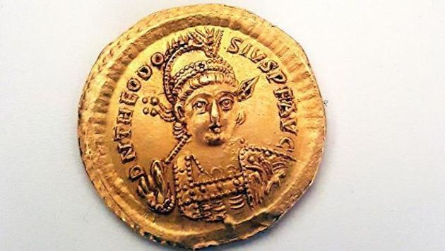 Константинопольскую монету нашли дети в Израиле