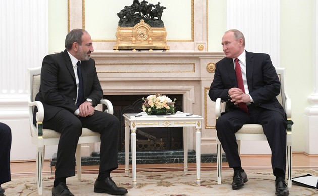 Путин и Пашинян встретятся 29 мая в Казахстане