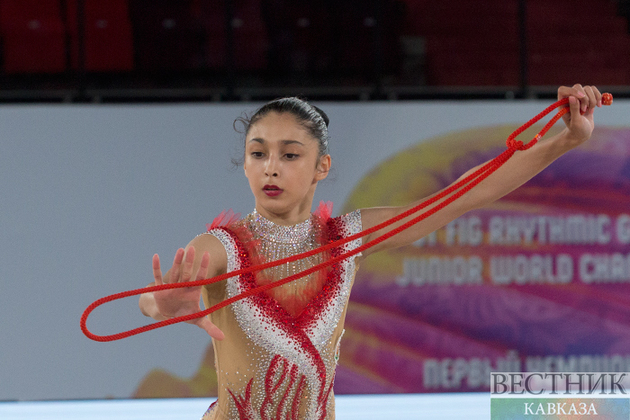 Арзу Джалилова завоевала "бронзу" юниорского ЧМ по художественной гимнастике в упражнениях со скакалкой