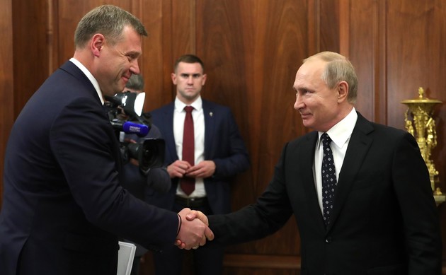 Владимир Путин встретился с врио губернатора Астраханской области