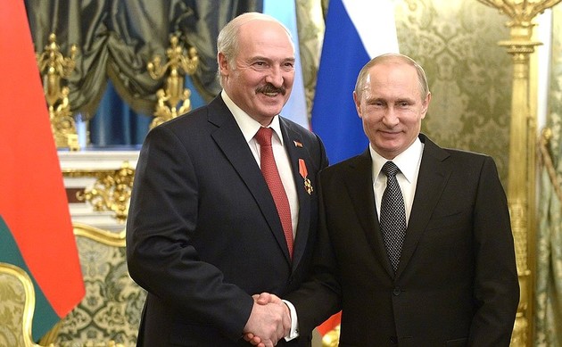 Владимир Путин поздравил Александра Лукашенко с юбилеем 