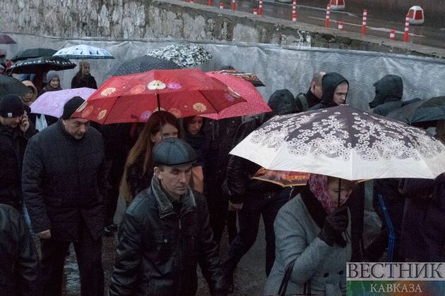 Жителям Дагестана пообещали сильные дожди и мокрый снег