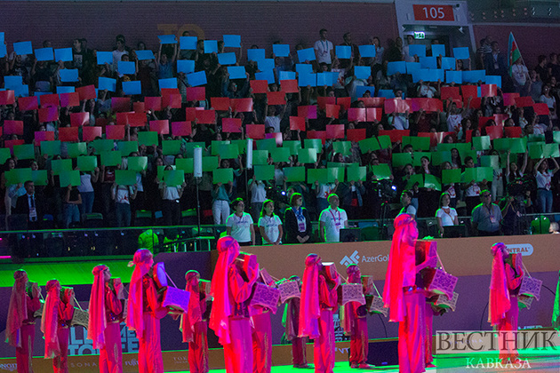 Церемония открытия XXXVII Чемпионата мира по художественной гимнастике (фоторепортаж)
