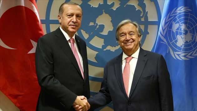 Эрдоган провел переговоры с Гутерришем