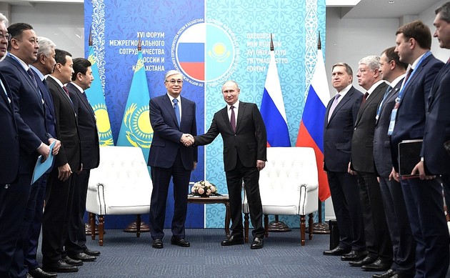 Путин и Токаев встретились в Омске