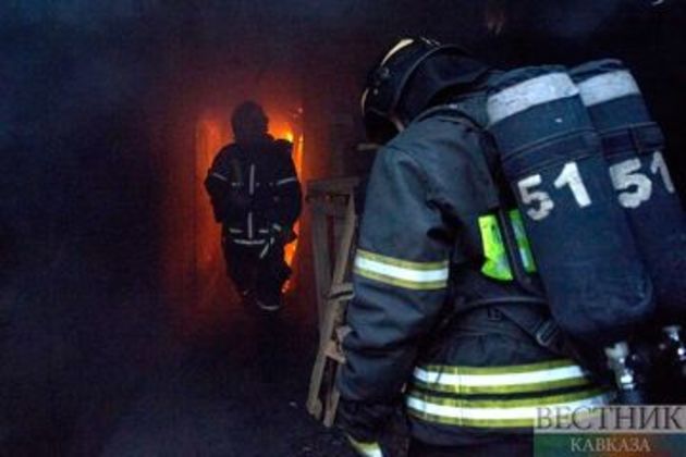 Три дома сгорели в Дагестане