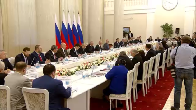 Путин проводит заседание Совета по межнациональным отношениям в Нальчике