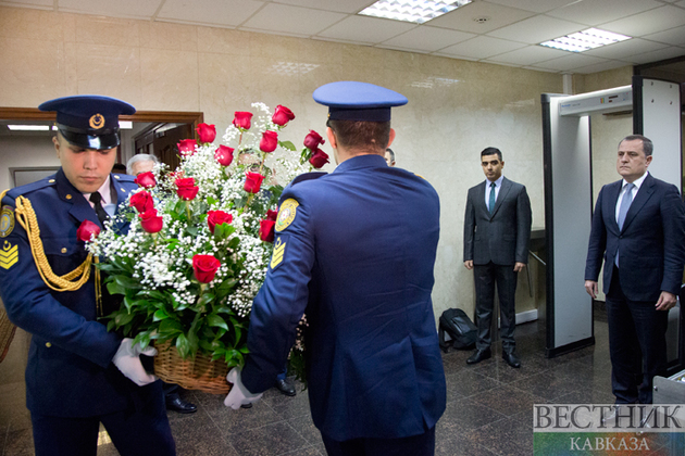 Первый визит главы МИД Азербайджана Джейхуна Байрамова в Россию (фоторепортаж)