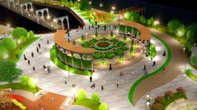 В чеченском Шали завершилось строительство крупного парка
