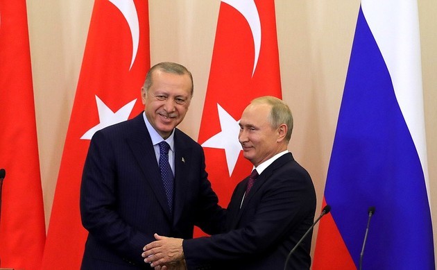 Эрдоган проведет телефонные переговоры с Путиным