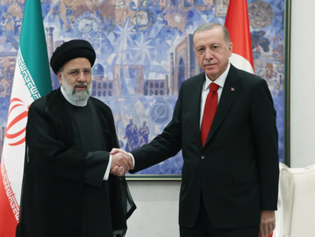 Эрдоган на встрече с Раиси