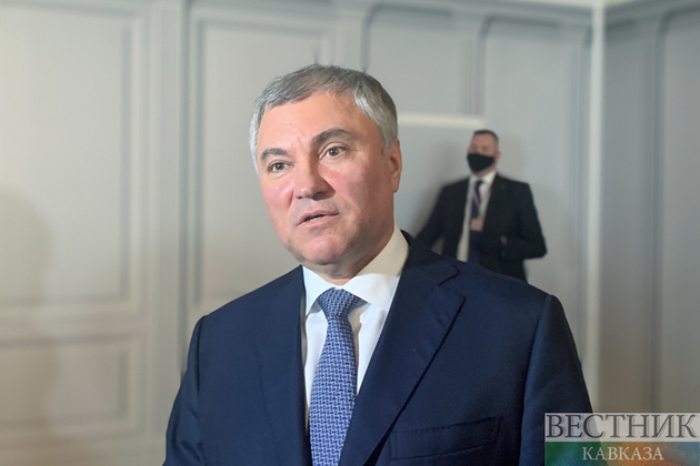 Вячеслав Володин выразил соболезнования в связи с пожаром в Баку