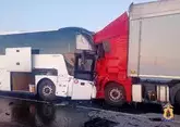 Рейсовый автобус из Астрахани протаранил грузовик под Рязанью, погиб его водитель