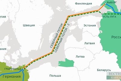 &quot;Газпром&quot; построил треть газопровода &quot;Северный поток-2&quot;