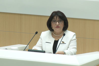 Сахиба Гафарова выступила на пленарном заседании Совета Федерации