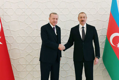 Главы Азербайджана и Турции встретились в Физулинском районе