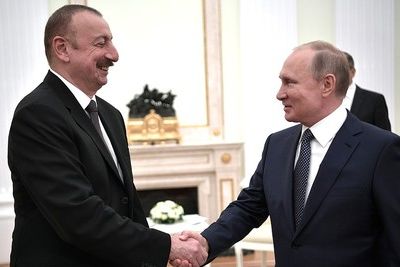 Владимир Путин Ильхаму Алиеву: вы пользуетесь заслуженным авторитетом среди соотечественников и на мировой арене