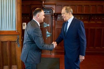Лавров встретился с президентом Южной Осетии